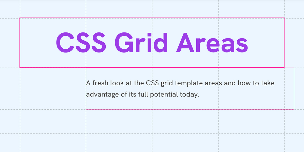 CSS Grid Areas (16 minute read)